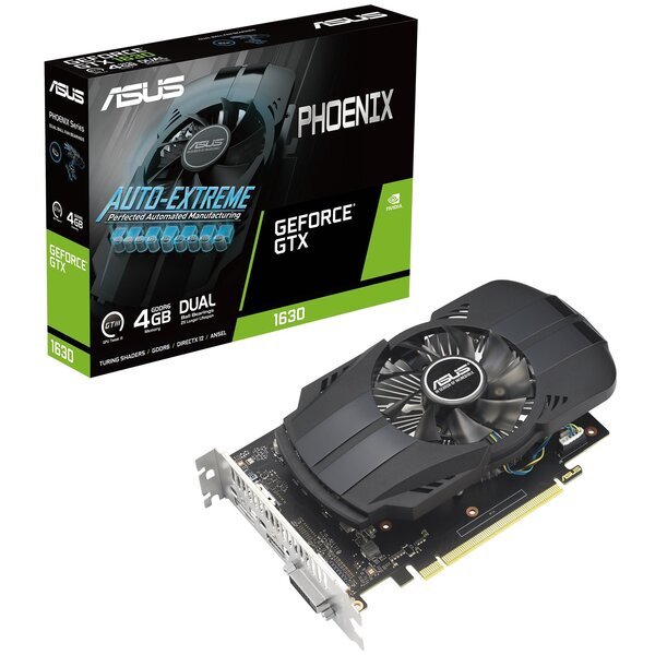 

Видеокарта ASUS GeForce GTX 1630 4GB GDDR6 PH EVO PH-GTX1630-4G-EVO