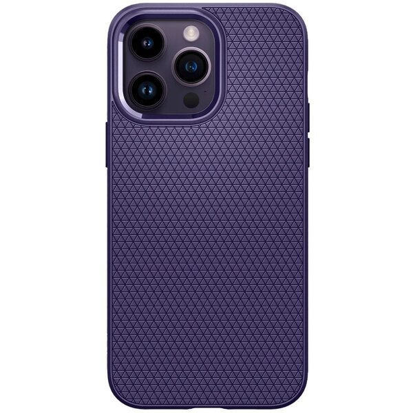 

Чехол Spigen для Apple iPhone 14 Pro Max Liquid Air, Deep Purple (ACS05575)