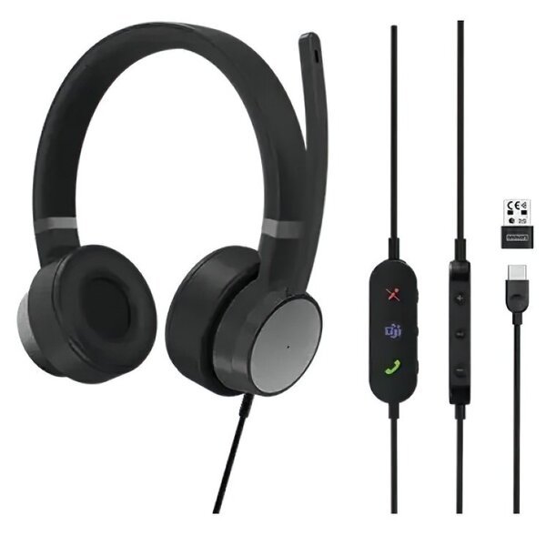 

Наушники Lenovo Go Wired ANC Headset (4XD1C99223)