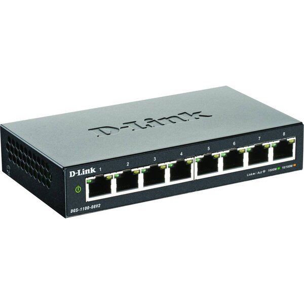 

Коммутатор D-Link DGS-1100-08V2 8xGE, EasySmart