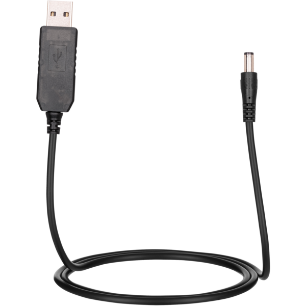 

Кабель питания USB-A - DC 5,5х2,1 мм, 12V, 1A