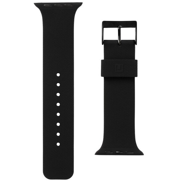

Ремешок UAG [U] для Apple Watch 45/44/42mm Dot Silicone, Black (194005314040)
