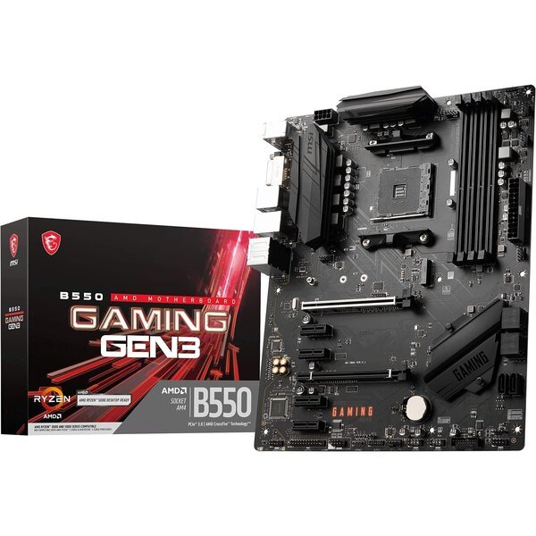 

Материнcкая плата MSI B550 GAMING GEN3 sAM4 B550 4xDDR4 HDMI-DVI ATX