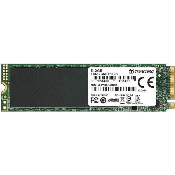 

Накопитель SSD Transcend M.2 512GB PCIe 3.0 MTE112