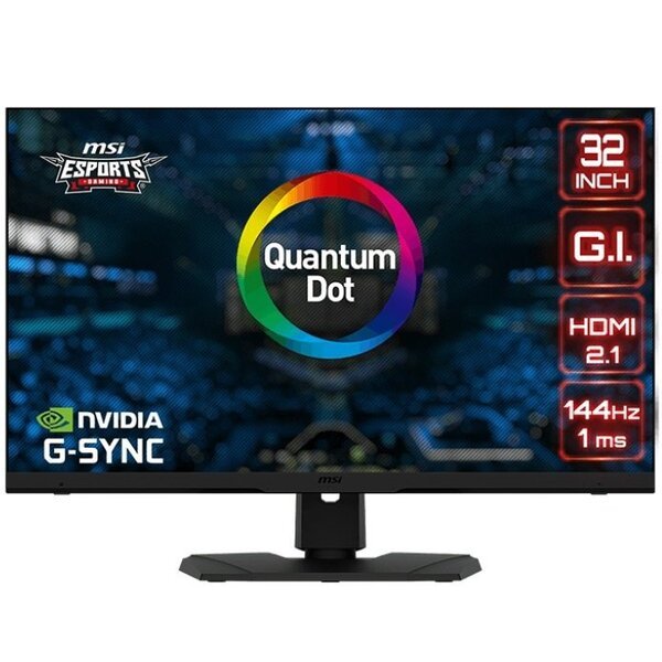 

Монитор LCD 32" MSI Optix MPG321UR-QD, 2xHDMI, DP, USB-C, 6xUSB-A, IPS, 3840x2160, 144Hz, 1ms, 97%DCI-P3, G-SYNC, HAS, H