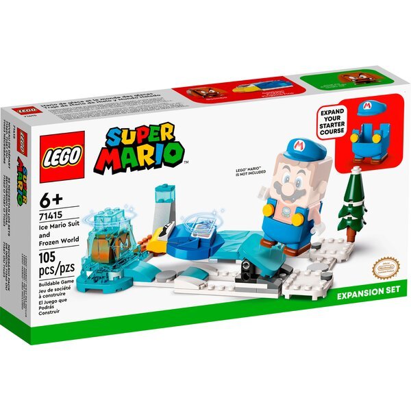 

LEGO 71415 Super Mario Костюм Ледяного Марио и Морозный мир. Дополнительный набор
