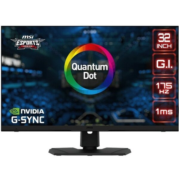 

Монитор LCD 32" MSI Optix MPG321QRF-QD, 2xHDMI, DP, USB-C, 3xUSB, IPS, 2560x1440, 175Hz, 1ms, 95%DCI-P3, G-SYNC, HAS, HD