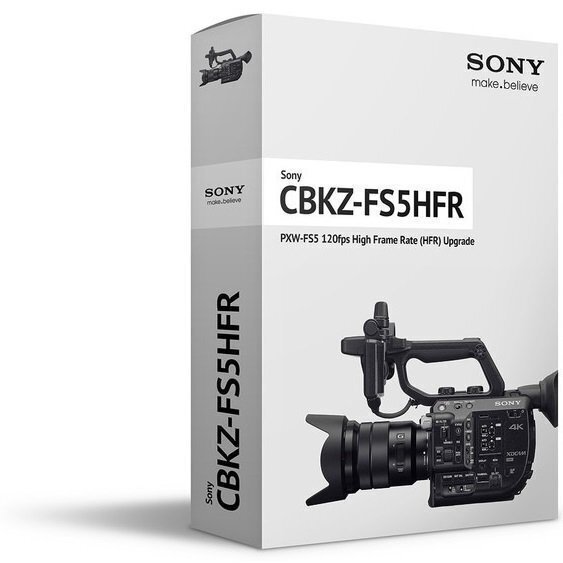 

Код апгрейда Sony CBKZ-FS5HFR для поддержки высокой частоты кадров (120 кадров/с) на камере PXW-FS5