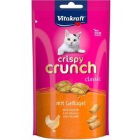 Ласощі для кішок Vitakraft Crispy Crunch подушечки з м'ясом птиці, 60 г