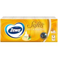 Носові хусточки Zewa Softis Soft&Sensitive 10x9 шт