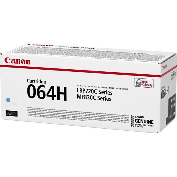 Акция на Картридж лазерный Canon 064H MF832Cdw/LBP722Cdw Cyan (10500 стр.) (4936C001) от MOYO