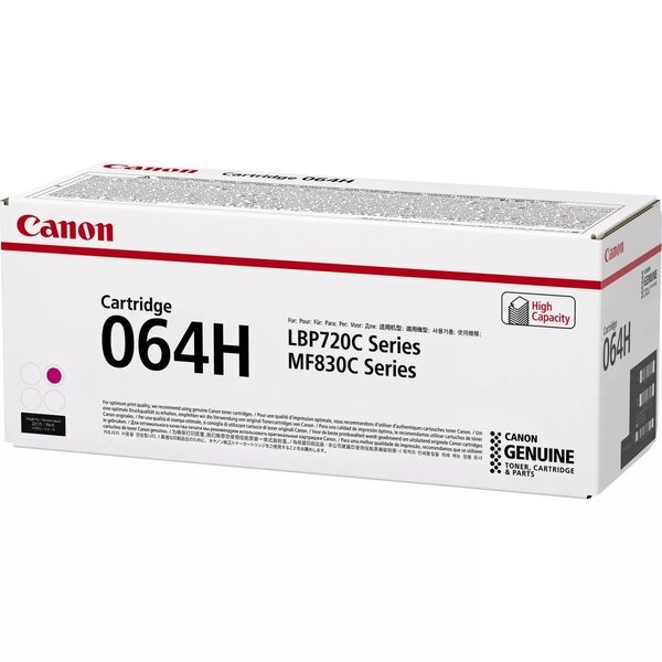 Акция на Картридж лазерный Canon 064H MF832Cdw/LBP722Cdw Magenta (10500 стр.) (4934C001) от MOYO