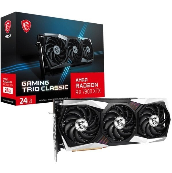 

Видеокарта MSI Radeon RX 7900 XTX 24GB GDDR6 GAMING TRIO CLASSIC (912-V520-010)