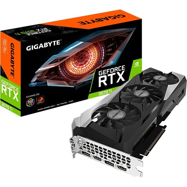 

Видеокарта GIGABYTE GeForce RTX 3070 Ti 8GB GDDR6X GAMING