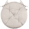 Подушка для стула Ardesto Oliver, беж, D-40см, 100% хлопок (ART03OB)