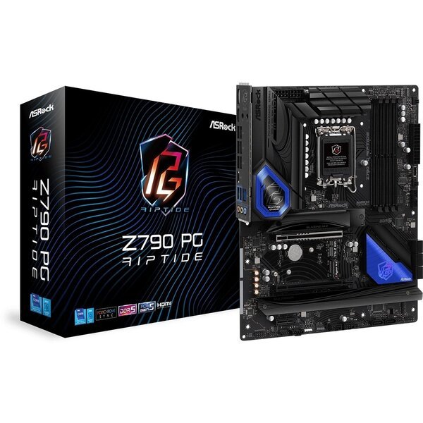 

Материнская плата ASRock Z790 PG RIPTIDE s1700 Z790 4xDDR5 M2 HDMI DP ATX (Z790_PG_RIPTIDE)