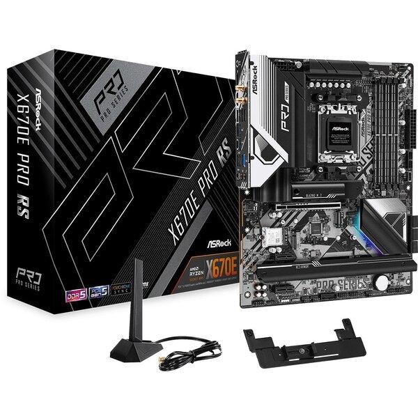

Материнская плата ASRock X670E_PRO_RS sAM5 X670 4xDDR5 M.2 HDMI DP ATX (X670E_PRO_RS)