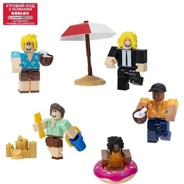 

Игровой набор Roblox Multipack Tropical Resort Tycoon: Ultimate Vacation W12, фигурок и аксессуары