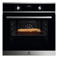 Духовой шкаф Electrolux электрический, 65л, A, дисплей, конвекция, черный + нерж