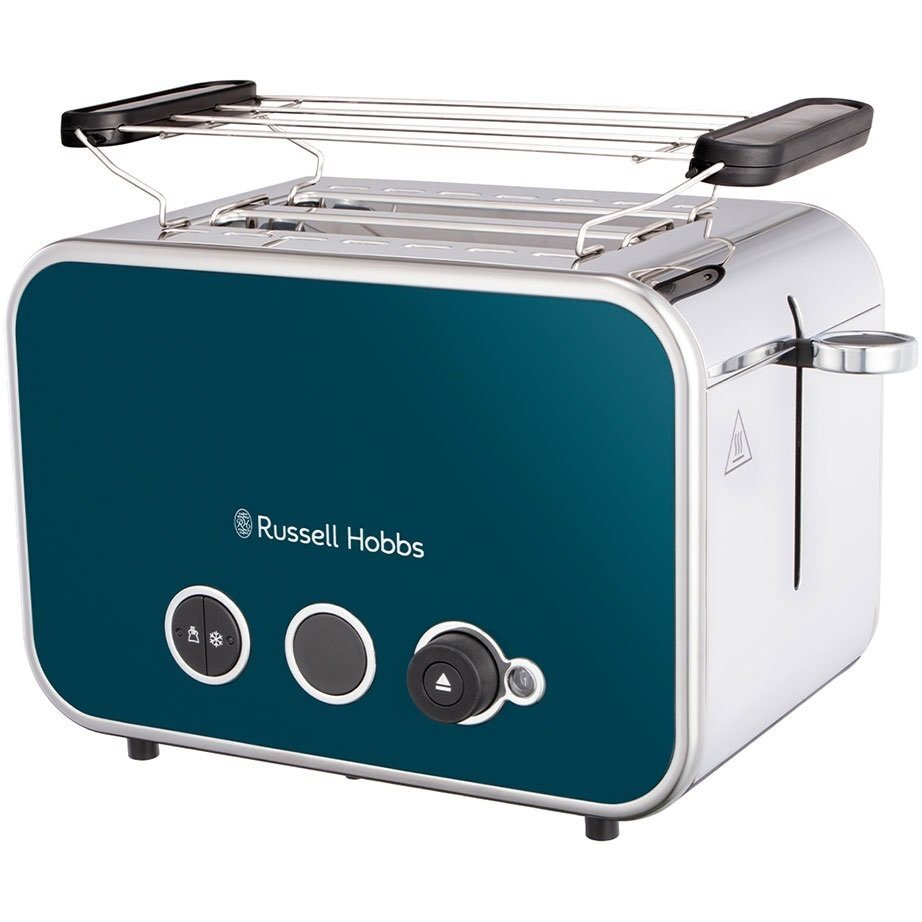 Тостер Russell Hobbs Distinctions 2-Slice, 1670Вт, пластик, підігрів, розморозка, синій (1430399)