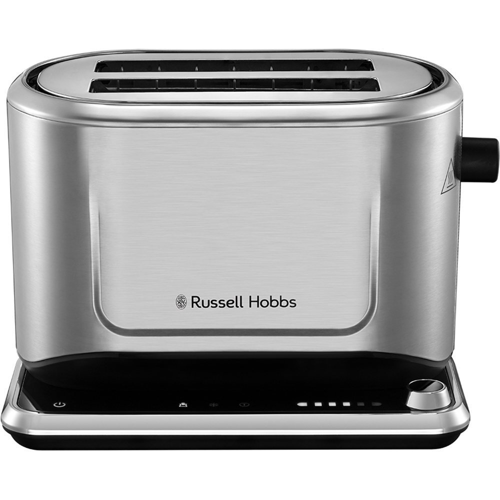 Тостер Russell Hobbs Attentiv 2 Slice, 1500Вт, нержавіюча сталь, підігрів, розморозка, нержав (1430415)