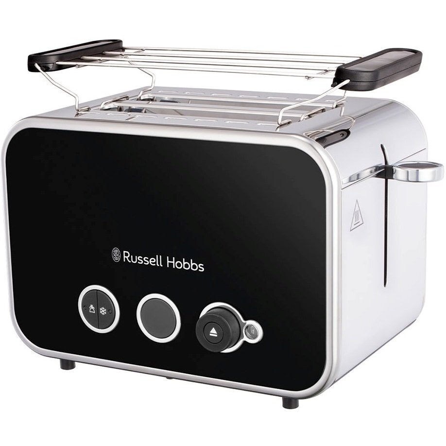 Тостер Russell Hobbs Distinctions 2-Slice, 1670Вт, пластик, підігрів, розморозка, чорний (1430413)