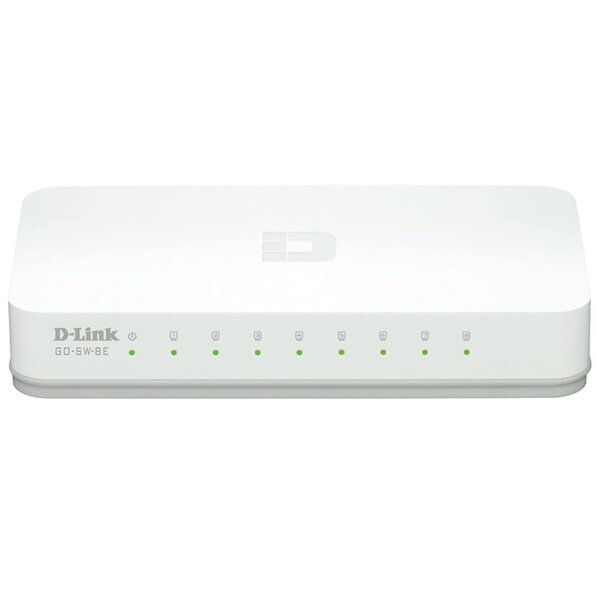

Коммутатор D-Link GO-SW-8E/E 8xFE, Plastic, Неуправляемый (GO-SW-8E/E)