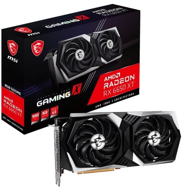 

Видеокарта MSI Radeon RX 6650 XT 8GB GDDR6 MECH 2X OC (912-V502-064)