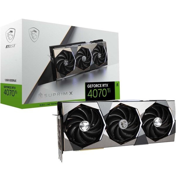 

Видеокарта MSI GeForce RTX 4070 TI 12GB GDDR6X SUPRIM X (912-V513-090)
