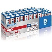 Батарейка Philips Power Alkaline AA+ААА, 24+12 (LR036G36W/10)