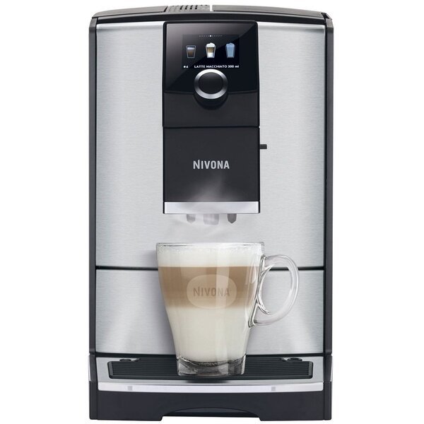 Кофемашина Nivona CafeRomatica, 2,2л, зерно+мол., автомат.капуч, авторецептов -5, серо-черный