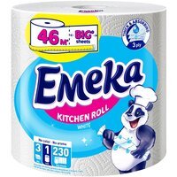 Полотенце бумажное Emeka White Jumbo трехслойное 1шт