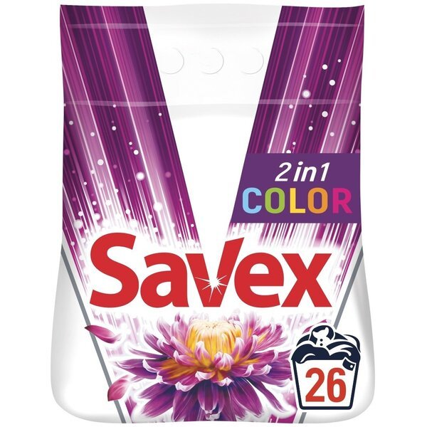 

Стиральный порошок Savex 2в1 Color автомат 4кг
