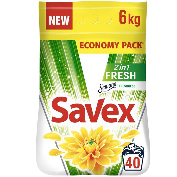 

Стиральный порошк Savex 2в1 Fresh 6кг