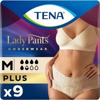 Урологические трусы Tena Lady Pants Plus для женщин Medium 9шт Creme