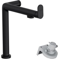 Змішувач для кухні Hansgrohe Aqittura M91, FilterSystem 240, чорний матовий (76804670)