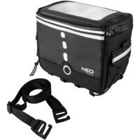 Сумка велосипедна Neo Tools, водонепроникна, 23х12х17 см, чорний (91-009)