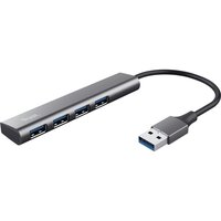 USB-хаб Trust Halyx 4-Port USB-A 3.2 Grey (24947_TRUST)