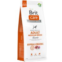 Корм для собак середніх порід Brit Care Dog Hypoallergenic Adult Medium Breed гіпоалергенний з ягням 12кг