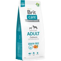 Корм для собак маленьких та середніх порід Brit Care Dog Grain-free Adult беззерновий з лососем 12кг