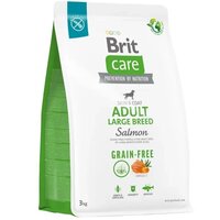 Корм для собак великих порід Brit Care Dog Grain-free Adult Large Breed беззерновий з лососем 3кг