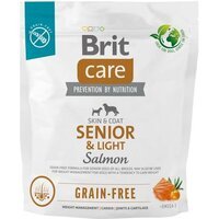 Корм для старіючих собак Brit Care Dog Grain-free Senior & Light беззерновий з лососем 1кг