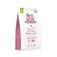 Корм для собак малих порід Brit Care Dog Sustainable Adult Small Breed з куркою та комахами 7кг