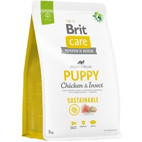 Корм для цуценят Brit Care Dog Sustainable Puppy з куркою та комахами 3кг