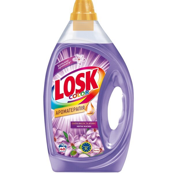 

Гель для стирки Losk Color Эфирные масла и аромат цветка жасмина 2л