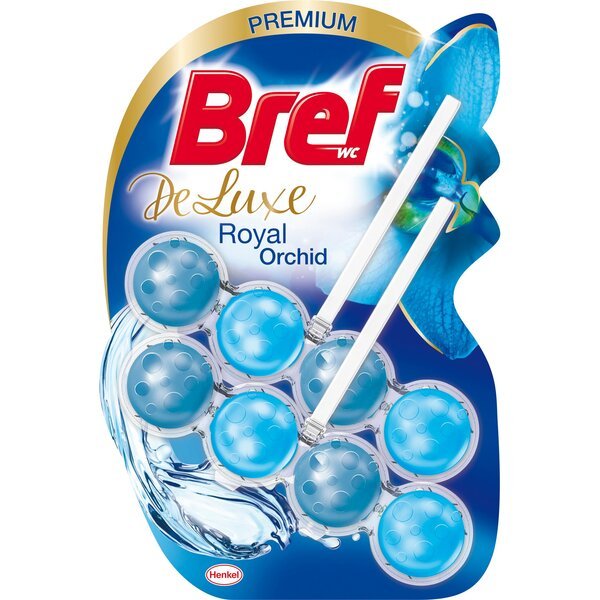 

Блок туалетный Bref De Luxe Роскошная орхидея 2*50г