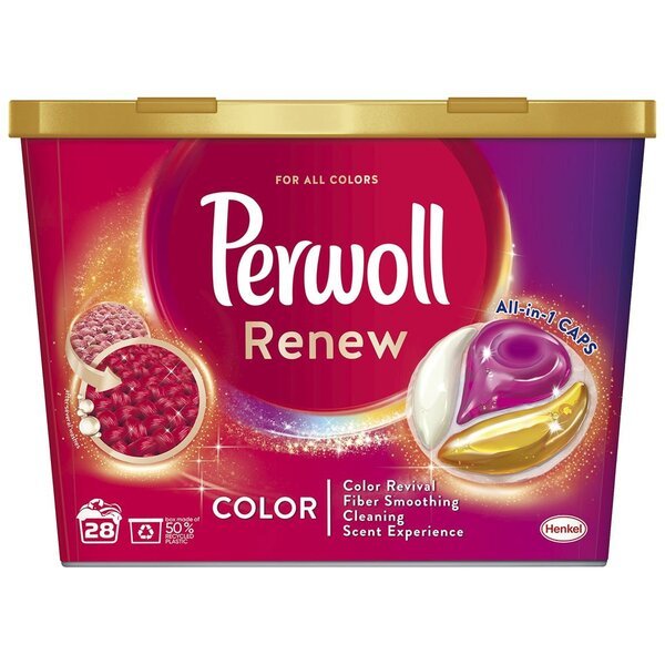

Капсулы для деликатной стирки Perwoll Renew Color 28шт