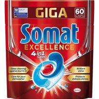 Капсули для посудомийної машини Somat Exellence 60шт