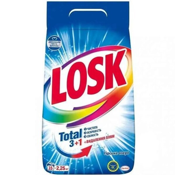 

Порошок для стирки Losk для белого Горное озеро 2,25кг