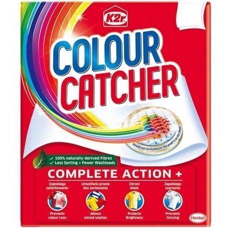 

Салфетки для стирки K2r Colour Catcher цветопоглощение 5шт